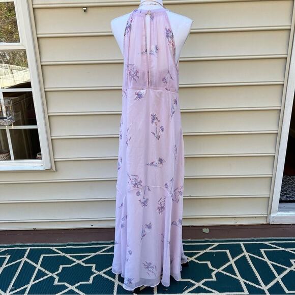A Pea in the Pod Maternity Lilac Maxi Dress - Picture 5 of 9